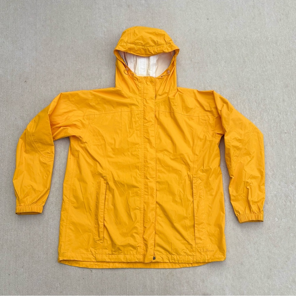 L.L.Bean Classic Yellow Raincoat